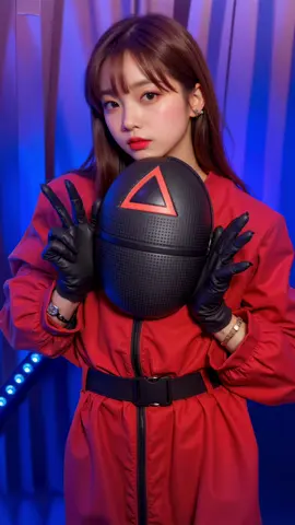 Squid Game Guard Inspired Look ❗ Netflix K-drama cosplay perfection 🎮 #squidgame #kdrama #netflixseries #koreandrama #cosplay #squidgamecosplay #redsuit #koreanfashion #squidgameguard #kstyle #netflixkdrama #dramaoutfit #kfashion #redlightgreenlight #cosplaystyle #fashiontiktok #koreanwave #kdramafashion #halloweencostume #costume 