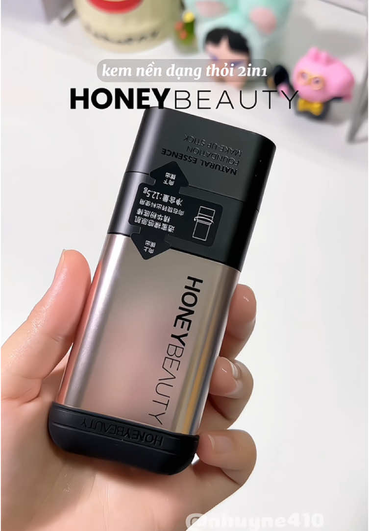 Xài thử kem nền dạng thỏi HONEYBEAUTY đi, ghiền luôn nha #kemnendangthoi #honeybeauty #makeup #kemnen #goclamdep #nhuyne410 #xuhuong #xh #fyp 
