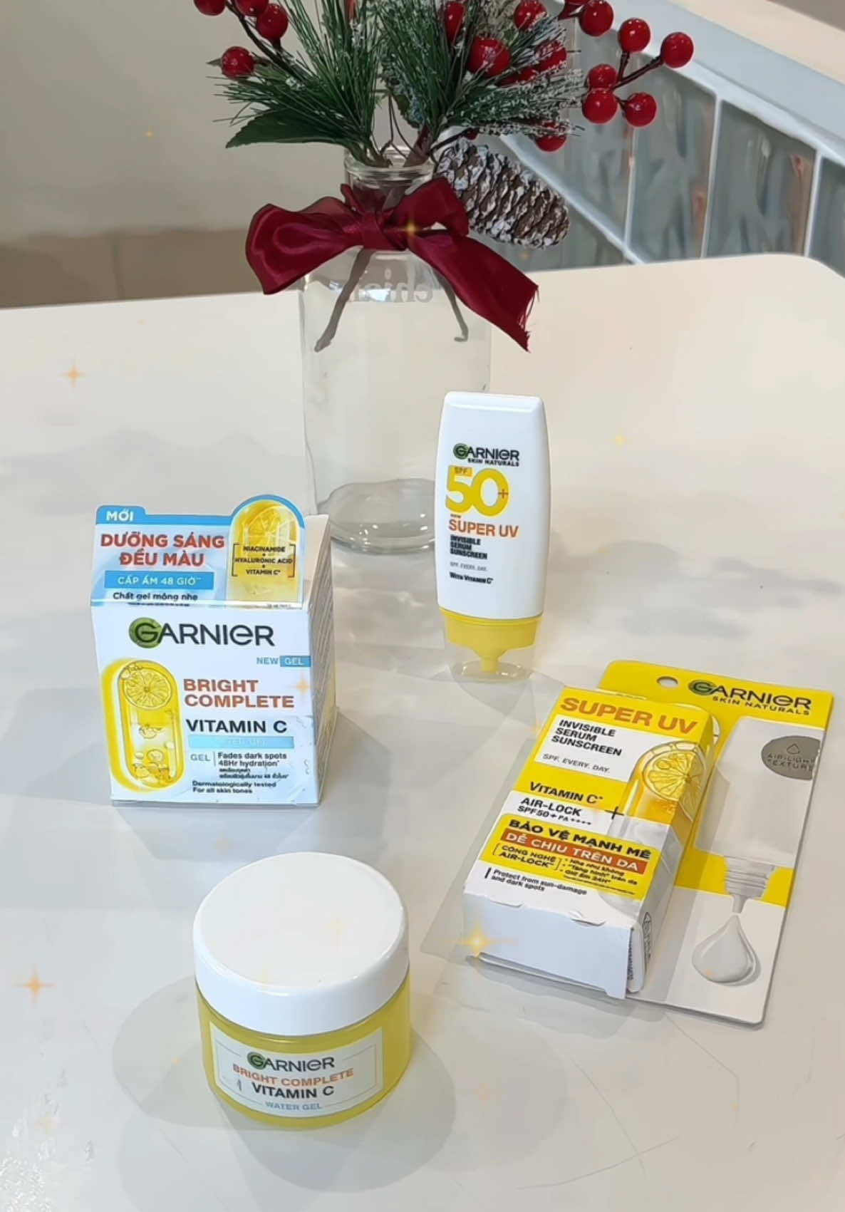 Da sáng khoẻ - tết là phải tươi 🧧 cùng chăm da xinh để đón tết thuii nào 🥰 #xuhuong #BeautyTok #goclamdep #skincare #tetgrn2025 #garnier #garniervn #3brothersmedia 