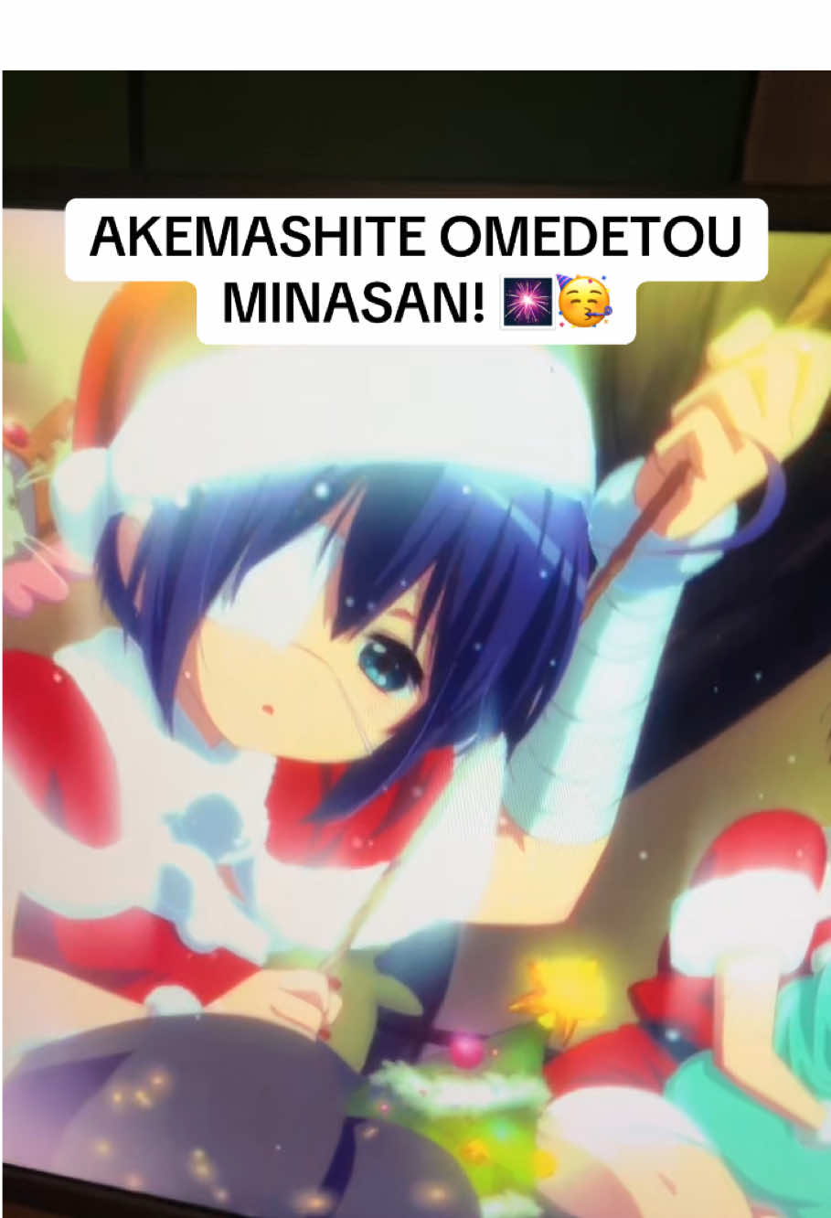 Akemashite Omedetou! Happy new year! #anime #vtuber #newyear #otaku #marinkitagawa 
