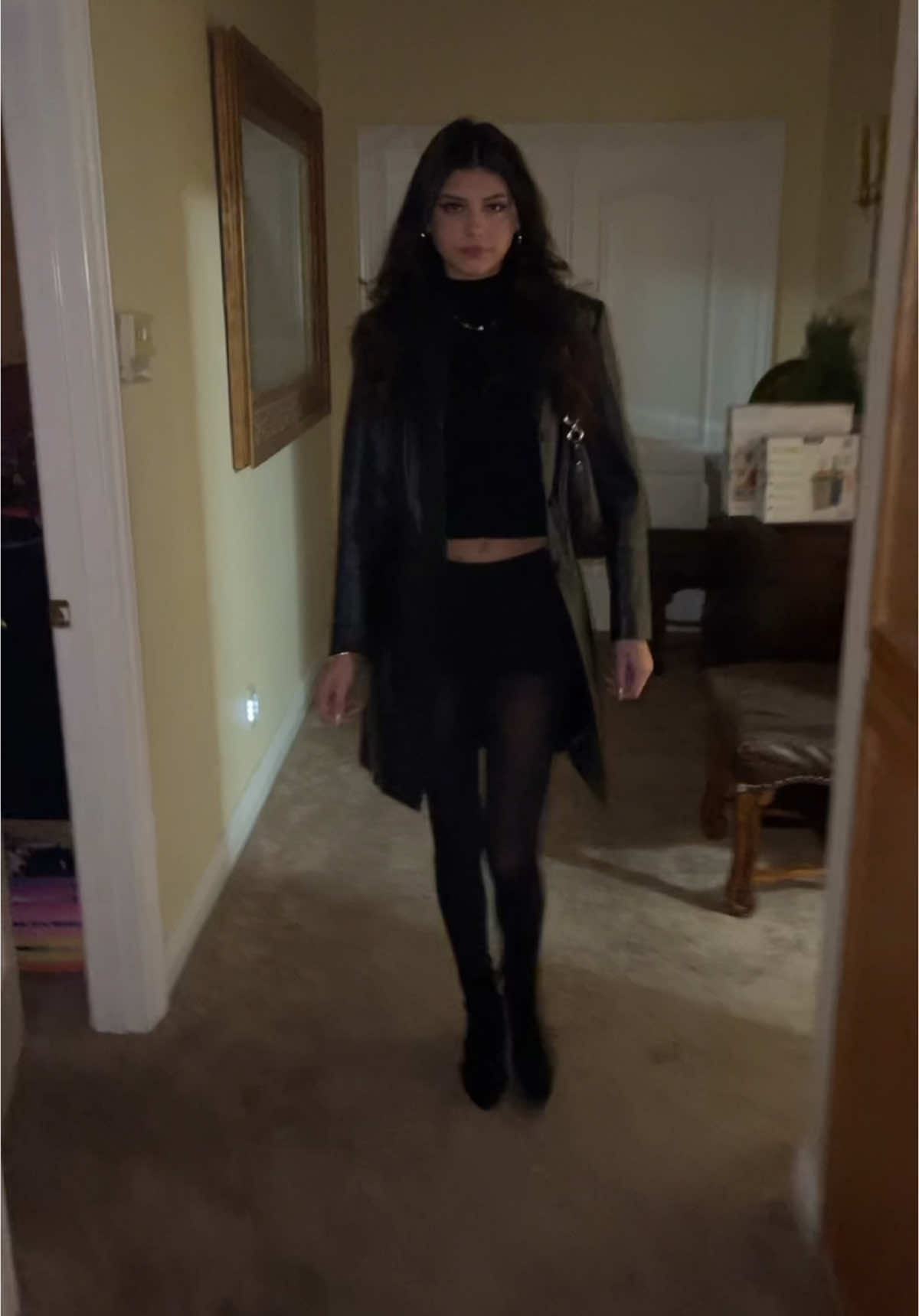 Happy new years #OOTD #leatherjacket #allblack #newyearseve #fashionlovers #teensoftiktok #fashiontiktok #fypシ #blowthisupforme #makemefamous 