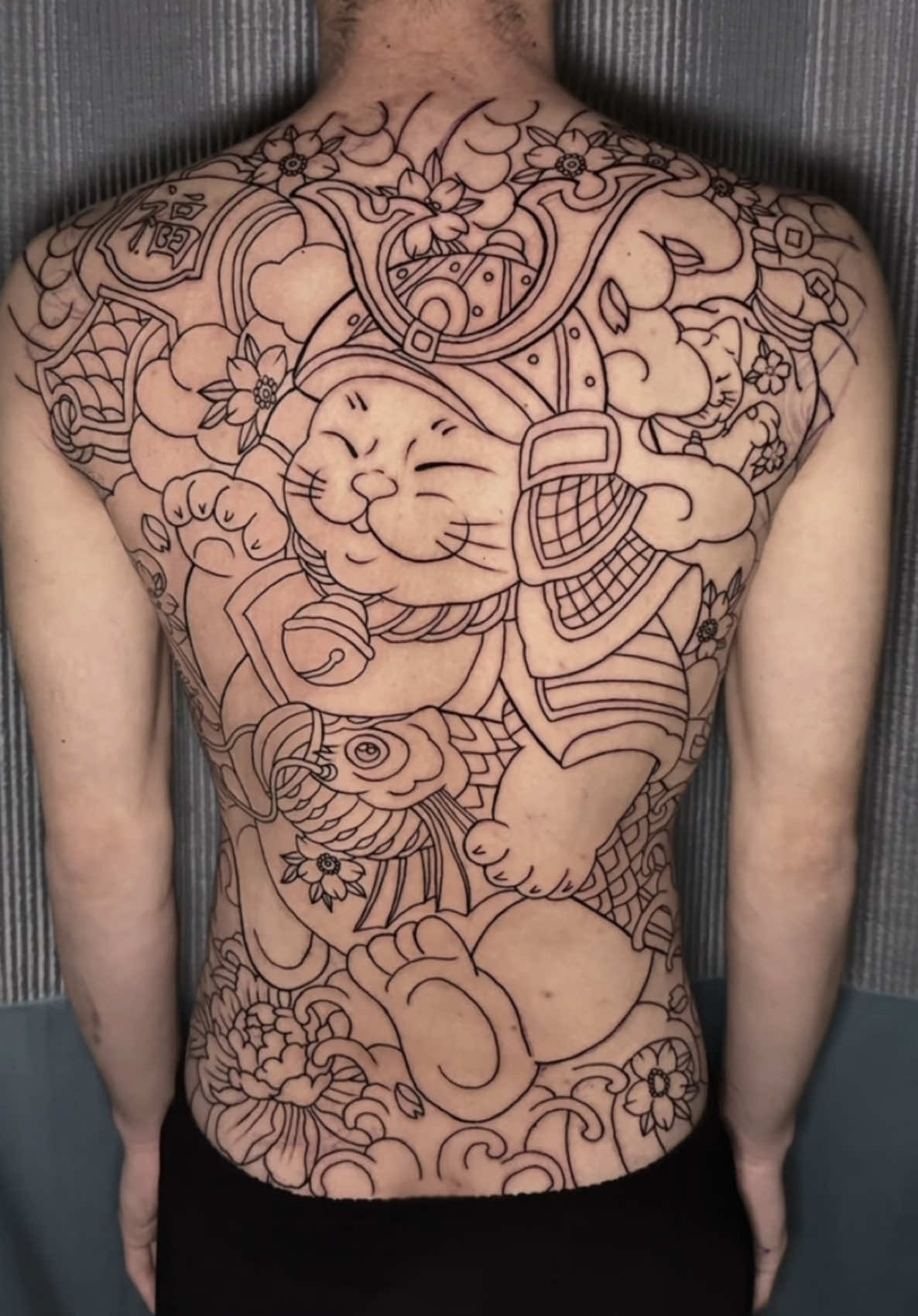 Ngày đầu tiên của năm 2025 #tattoo #datmatattoo #xuhuongtiktok #xuhuong2025 #hinhxamdep #xamhinhnghethuat #korea #daegu #gumi #irezumi #meothantai 