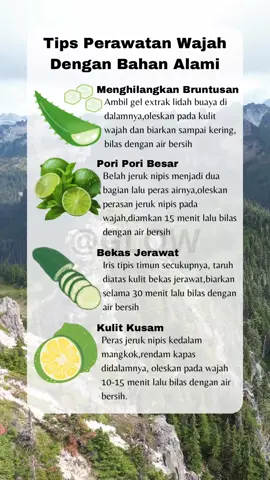 Tips perawatan wajah dengan baham alami #tipsbuatkamu #tipsglowup #tipsglowing #tipsskincare 