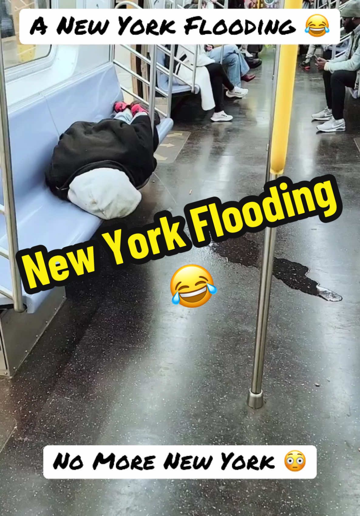 Flooding In New York 😂 #fyp #foryou #viral #foryoupage, #tiktok #trending #funny #duet #comedy #Love #meme #LearnOnTikTok #music #video #like #cute #prank #fun  #2025 #newyears #newyork #capcut #travel #holidaytravel #pov #myvideo #subway #newyorksubway 