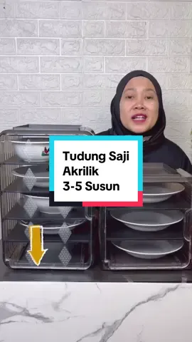 ✨Hidangan tetap higienis dan segar dengan rak tudung saji akrilik transparan hitam dilengkapi lubang ventilasi udara! 🖤 Cocok buat rumah minimalis, bikin makanan tetap terlihat stylish. Praktis, modern, dan tahan lama! Buruan checkout sekarang sebelum kehabisan! 💖 #RakTudungSaji #TudungSajiAkrilik #DekorasiMejaMakan #PromoDapur