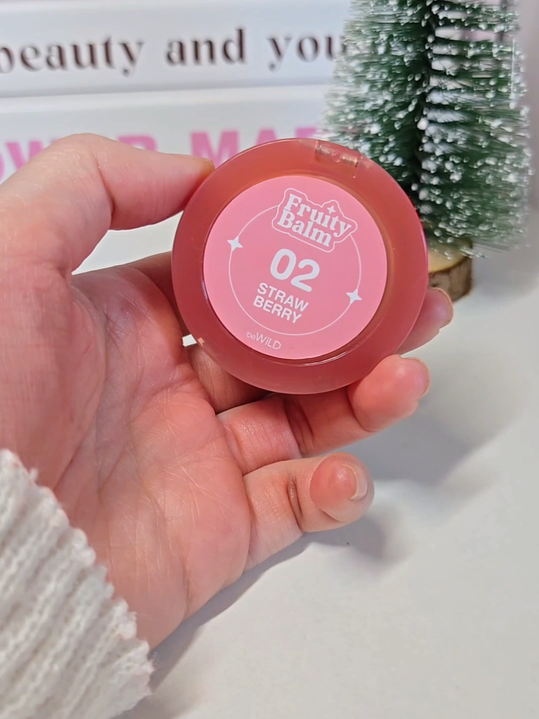 #02strawberry เมคอัพ บาล์มบลัช สารสกัดผลไม้แท้100%#บลัชbewild #bewild #บลัชออน #รีวิวบิวตี้ #fyp #เมคอัพ 