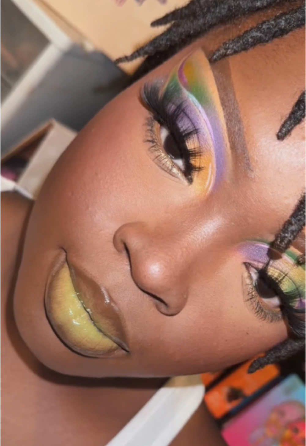 💚💜💛 #mardigras #keikeyforever #makeup #makeupartist #fypシ #beauty #makeuptutorial 