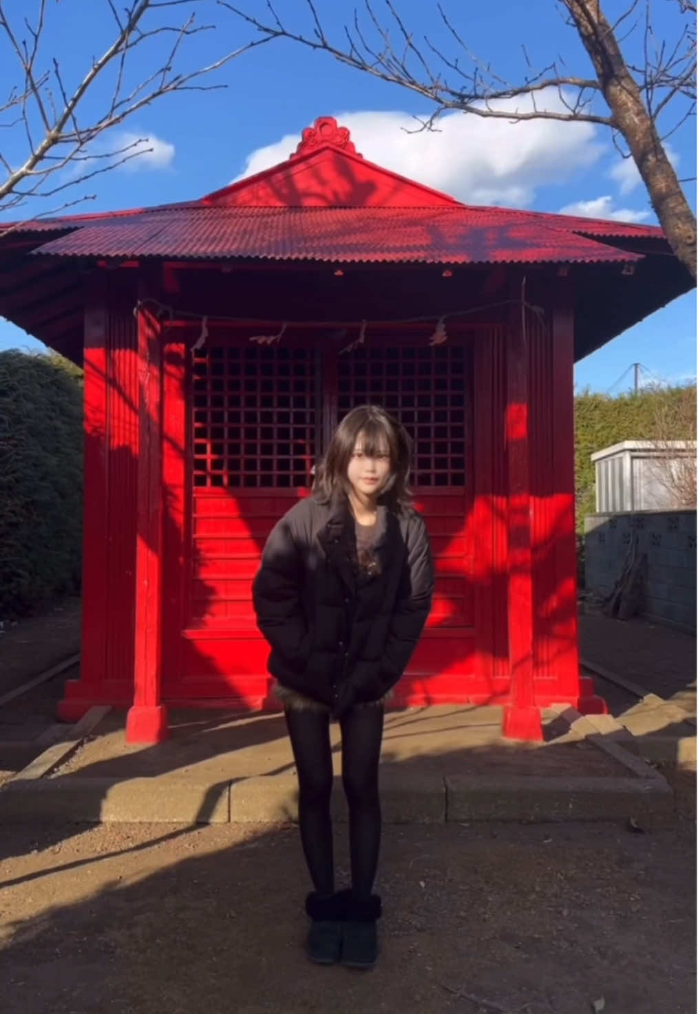 あけましておめでとうございます！今年もよろしくお願いします♡※人がいないところで撮影させていただきました⛩🤍 #fyp #07 #おすすめ #ダンス #踊ってみた #神のまにまに #japan 