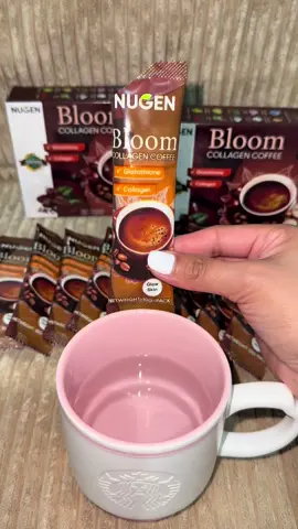 Bloom Collagen Coffee 🫶🏻 #bloomcollagen #bloomcollagencoffee #collagen #collagendrink #coffee #fyp #foryou 