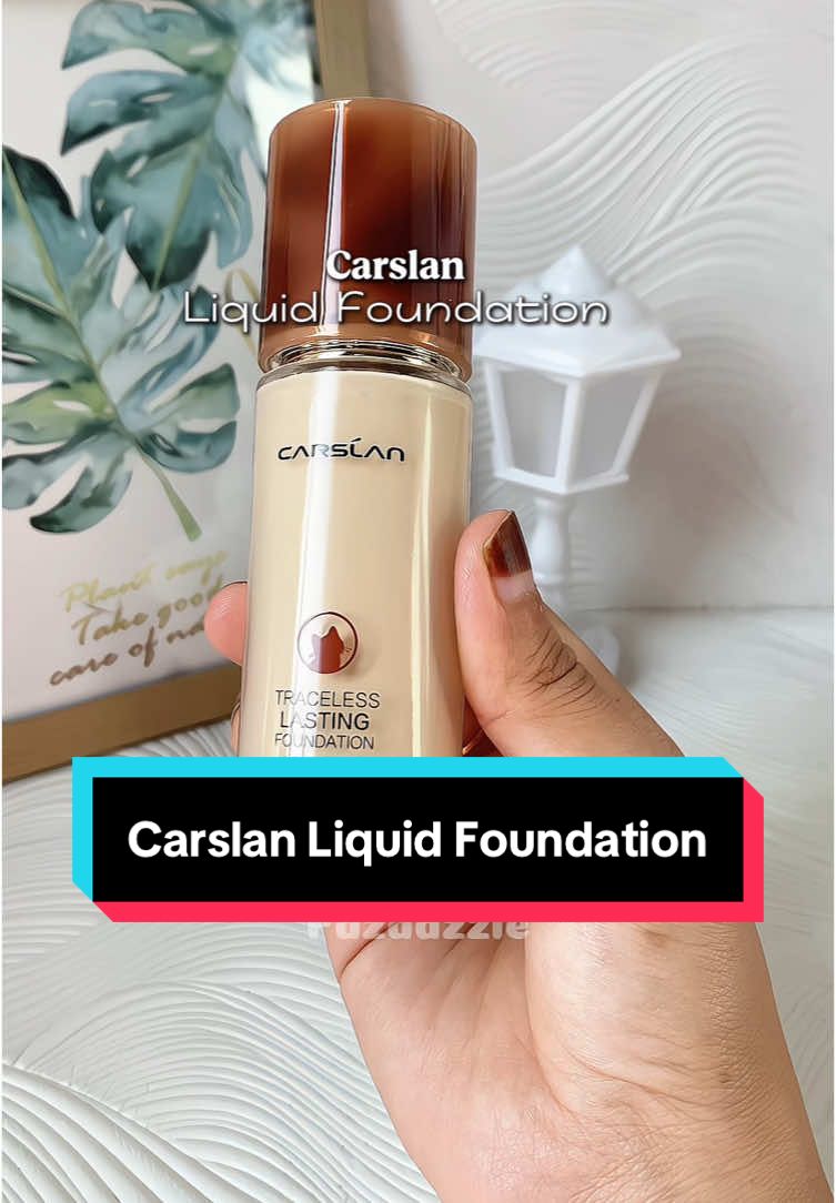 Foundation Carslan ni bukan biasa-biasa, siap ada pilihan ikut jenis kulit lagi. Sesuai untuk semua, especially untuk yang kuat berpeluh.  @Carslanmy  #carslan #carslanfoundation #foundation #waterprooffoundation #flawlessmakeup 