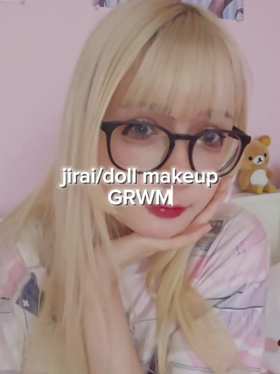 never done a voice over before or a grwm like this- help #kawaiiaesthetic #kawaiifashion #jfashion #cutegirl #fyp #harajukufashion #grwmmakeup #jiraikei #dollmakeup #dollcore #alttiktok #altgirl #cutecore #japanesemakeup 
