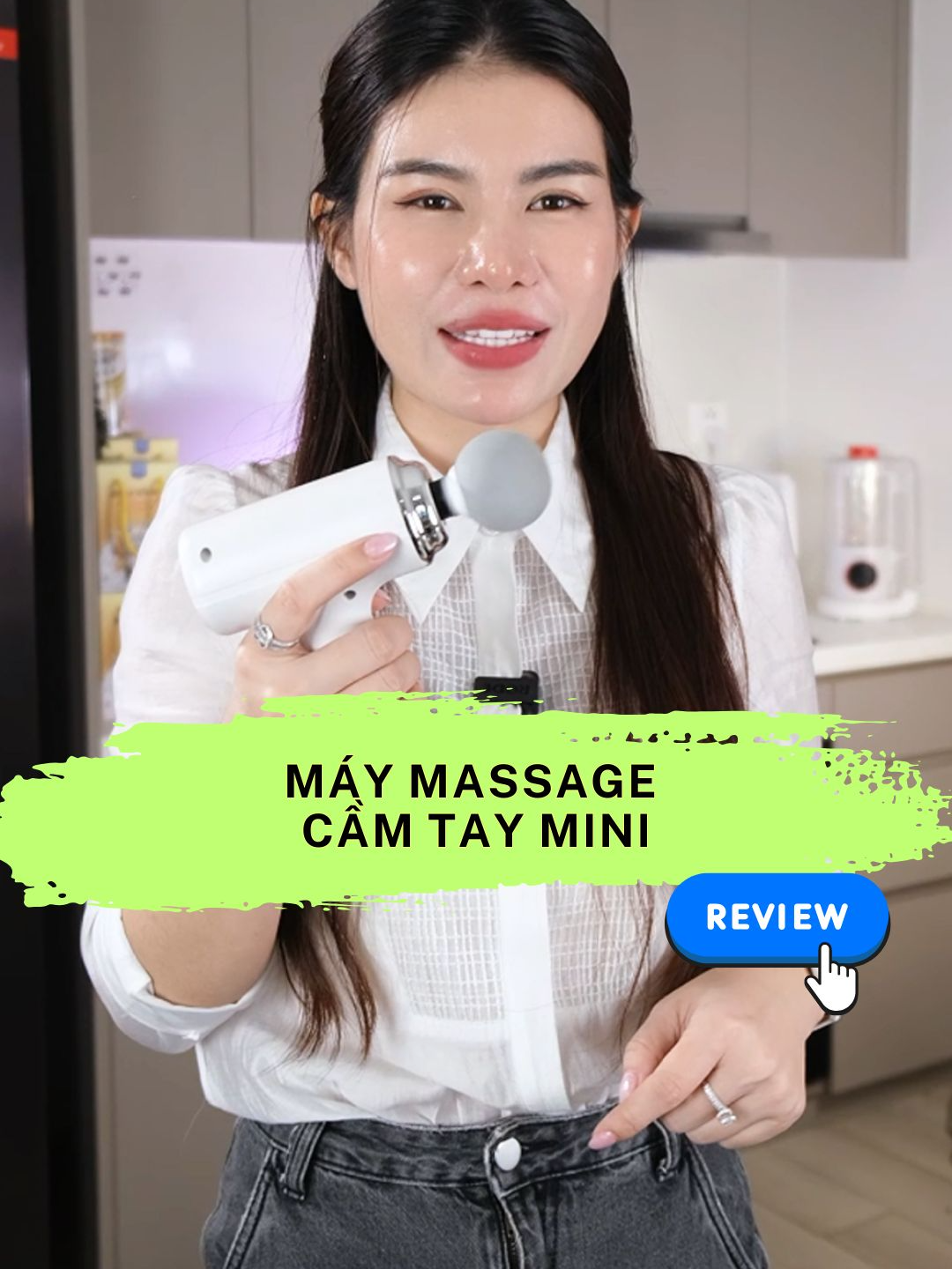 Máy Massage Cầm Tay Mini #tomatohuong #huongreviewer #review #massage #maymassage #maymassagecamtay #maymassagemini