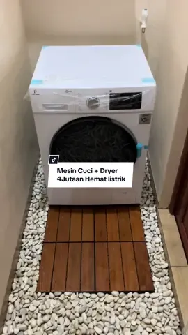 Kali ini gue rekomendasikan mesin cuci + dryer yang murah, bergaransi, hemat listrik dari @Polytron Indonesia Type PFL810H  #mesincuci #laundryroom #homeliving #polytron #fyp 