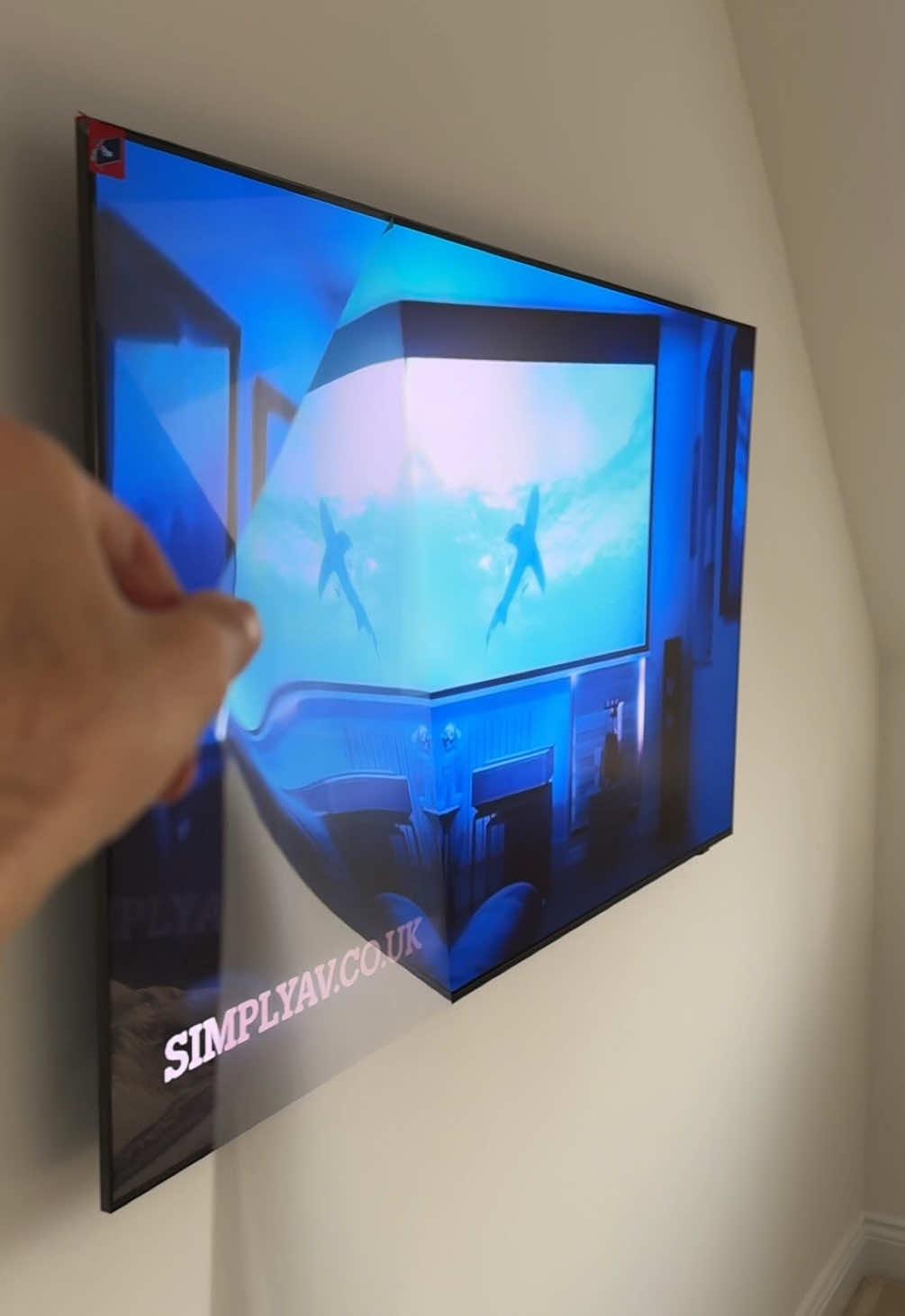 Installing a Samsung 55” OLED S95D with all cables hidden and the box neatly tucked away behind the TV. Perfect blend of performance and style for a clean, modern look. 🖤✨ #SamsungOLED #S95D #WallMountedTV #CleanSetup #HiddenCables #MinimalistDesign #TechGoals #HomeTheater #SmartHomeSetup #CableManagement #TVInstallation #ModernLiving #55InchTV #InteriorDesignGoals #EntertainmentSetup #TechLovers #HomeCinema #LivingRoomInspo #SleekDesign #FutureReady #LuxuryLiving”