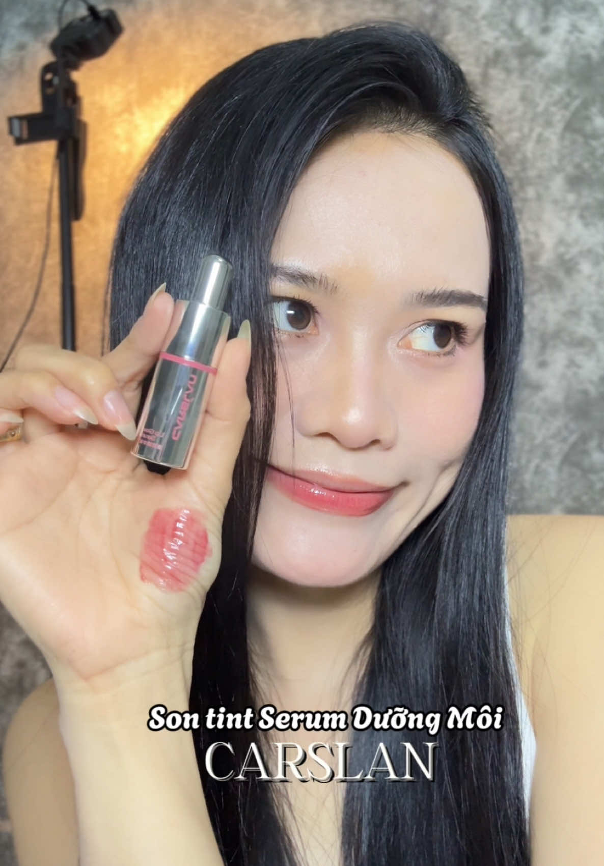 em son tint bóng siêu dưỡng nè #son #carslan#carncarslan #sontint #sonbong #sonduongmoi 