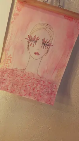 🩷 #painting #art #fashionart #draw #sketch #fashioncollage #fashiongirl #xoxo #💋💋 #fyp #fashiontiktok 