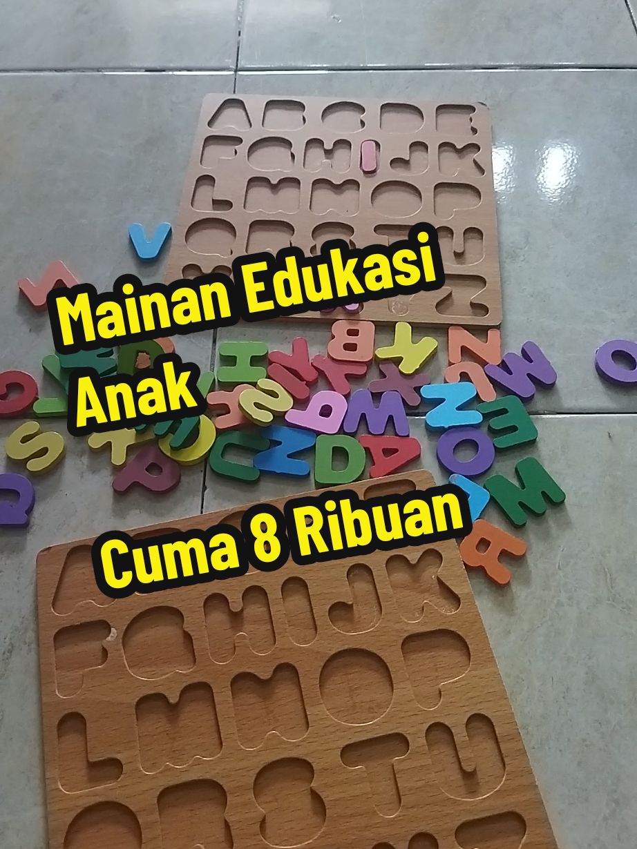Mainan Anak Puzzle Kayu 3D Premium Besar Huruf Angka ABC Geometri Jigsaw Wooden Edukasi Spesifikasi: 1. Bahan Kayu 2. Ukuran Puzzle = 19 x 19 x 1cm 3. Ukuran Rata-rata Huruf/Angka = 2,5 x 2,5cm 4. Berat Puzzle = 142gr Manfaat: Melatih Anak Belajar Angka/Huruf Melatih Motorik Halus Anak Melatih Koordinasi Tangan dan Mata Melatih Keterampilan Kognitif Anak #MainanEdukasiAnak #MainanEdukasi #MainanPuzzle #MainanPuzzleAnak #MainanAnakpuzzle #Mainanhurufangka #MainanAngkaHuruf #EdukasiAnak 