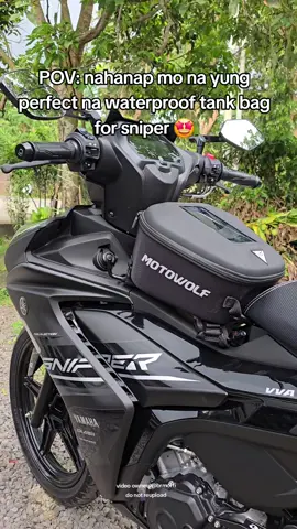 MOTOWOLF WATERPROOF TANK BAG with STEPGRILL #motowolf #motowolfbag #motowolftankbag #tankbagforsniper 