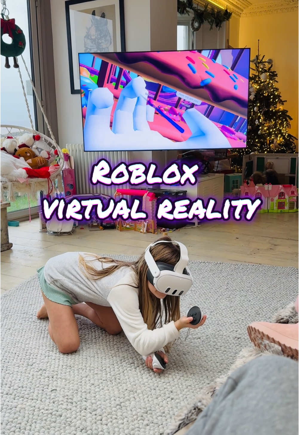 Playing Roblox virtual reality with her sister 🤣: #fyp #foryou #viral #foryoupage #xyzbca #trending #explore #roblox #robloxfyp #robloxedit #robloxtiktok #robloxgames #robloxcommunity #robloxfun #robloxadventures #virtualreality #vr #vrgaming #gaming #gamer #vrfun #immersivegaming #gamingcommunity
