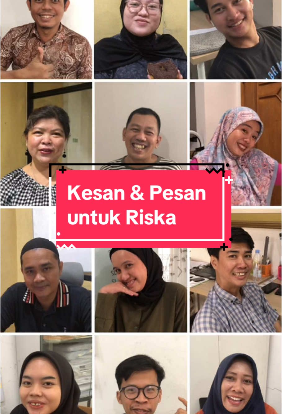 Akhirnya ngedit video ini setelah lama ngumpulin mood (dan keberanian). Kayaknya waktu awal-awal resign nggak bakal sanggup liat ini tanpa mewek. 😅 Thank you banget buat temen-temen yang pernah bikin kerja jadi seru—dari ngonten bareng, kerja bareng, sampai ketawa nggak jelas bareng. Kesan dan pesan kalian beneran bikin hati anget! 🧡 Walaupun udah nggak satu tim, semua memori tetep tersimpan rapi. Doa-doa baik dari kalian semoga jadi kenyataan di 2025! ✨ Cheers to new beginnings, but still cherishing the old ones! #CeritanyaSiRiska #Kesan #Pesan #Resign #Resignation 