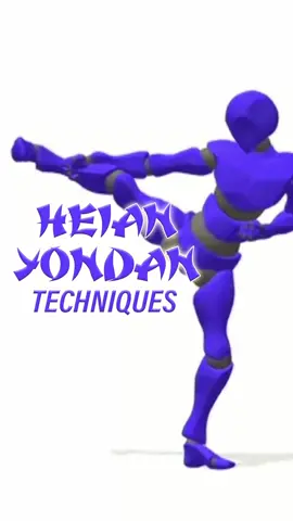 HEIAN YONDAN TECHNIQUES #kata #heianyondan #karatetechnique #karatetradicional #karatedo #karatedetodos