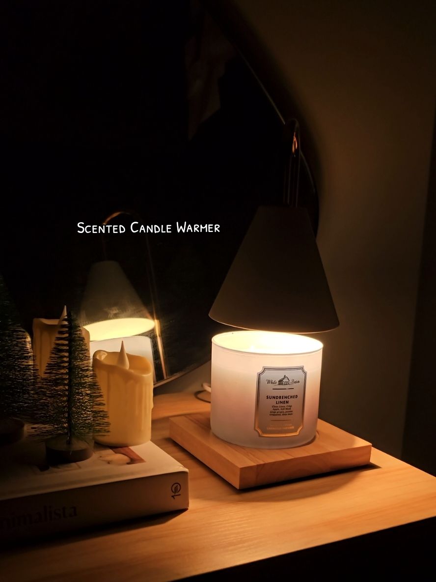 safe for kids and pets ang flameless candle warmer, sure na mag aamoy mabango ang rooms niyo pag ginamit mo ito #candlewarmer #flamelesscandle #scentedcandle #wfhmom #wfhlife #homedecor #homedecorideas #homevibes 