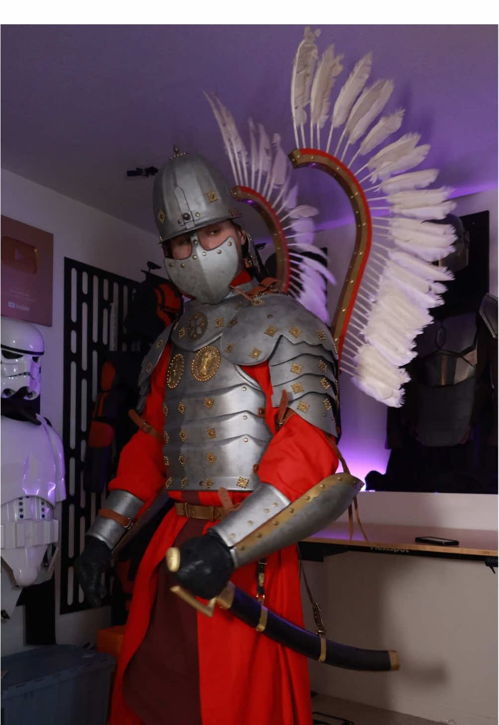 Entering 2025 in style! The Winged Hussars have arrived! #cosplay #cosplayer #wingedhussars #poland 
