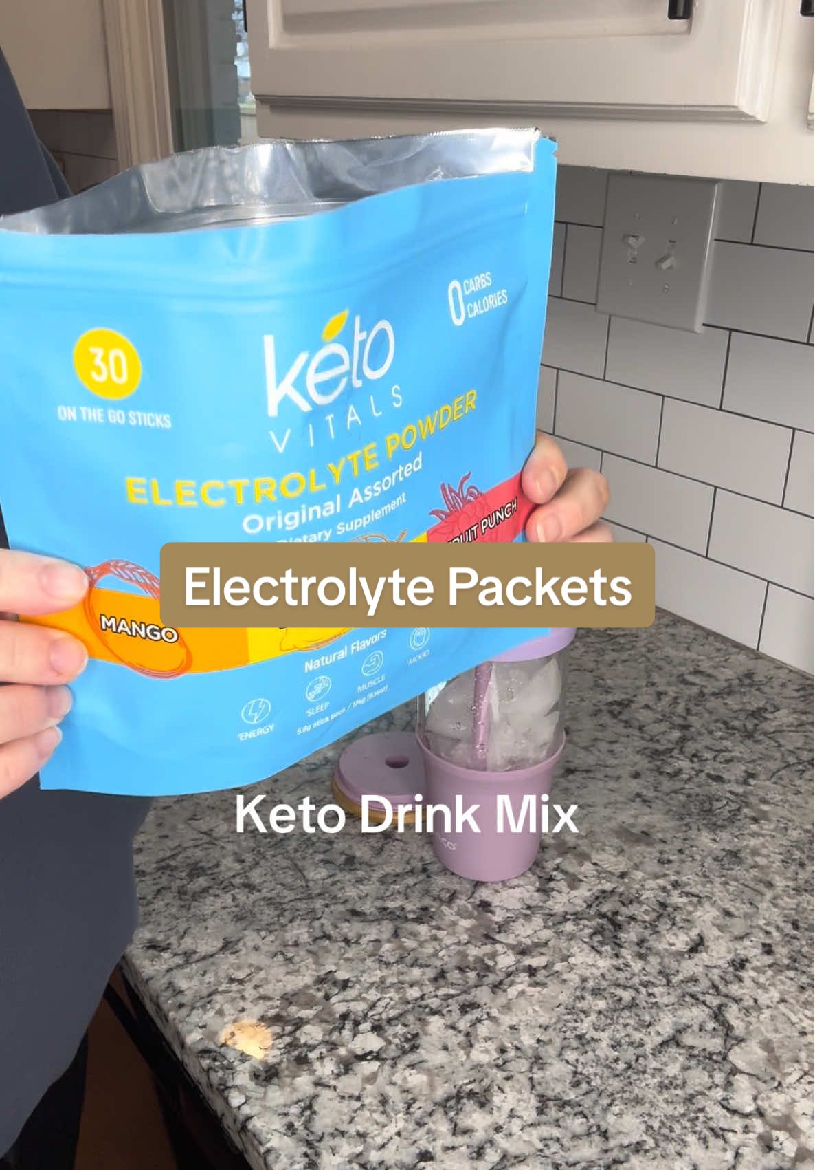 Electrolyte packets are a great way to increase hydration + energy  @DrinkketoVitals #electrolytes #electrolytedrink #keto #ketolife #ketofriendly #2025 #newyear #newyearresolution #healthyliving #healthjourney #stayhealthy #newyeargoals 