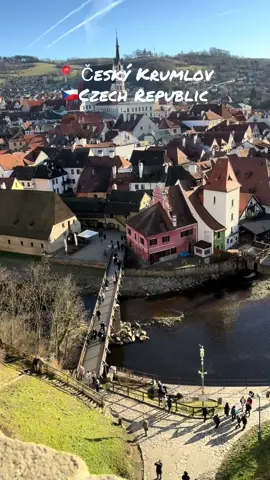 🇨🇿 Český Krumlov looks like it’s from a fairy tale and absolutely should not be missed on a trip to the Czech Republic! There are amazing panoramic views of the old town and the river from the top of its round belltower…🏰 #heritagetown #traveltips #ceskykrumlov #daytrip #bucketlist #hiddengem #exploreczechrepublic #thingstodo #walkingroute #foryou #foryoupage #tiktok #viraltiktok #fyp #fypviral #fypviraltiktok 