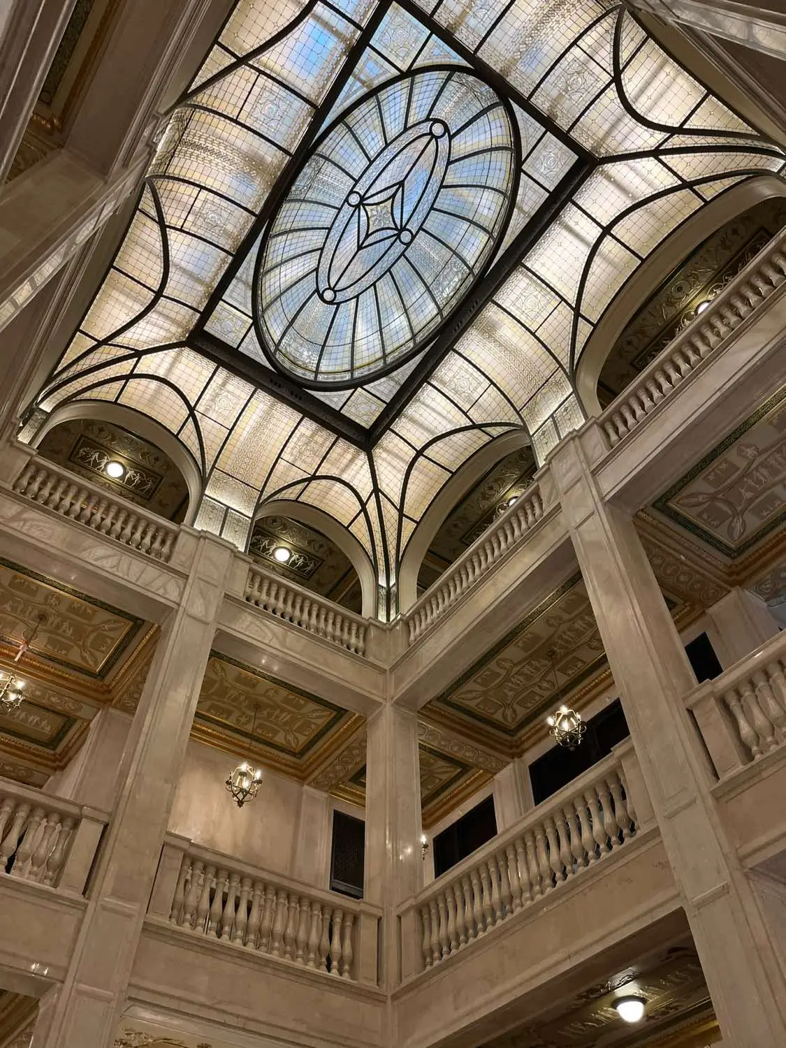 My great uncle used to work in this building so amazing to see it brought back to life #detroit #booktower #renovation 