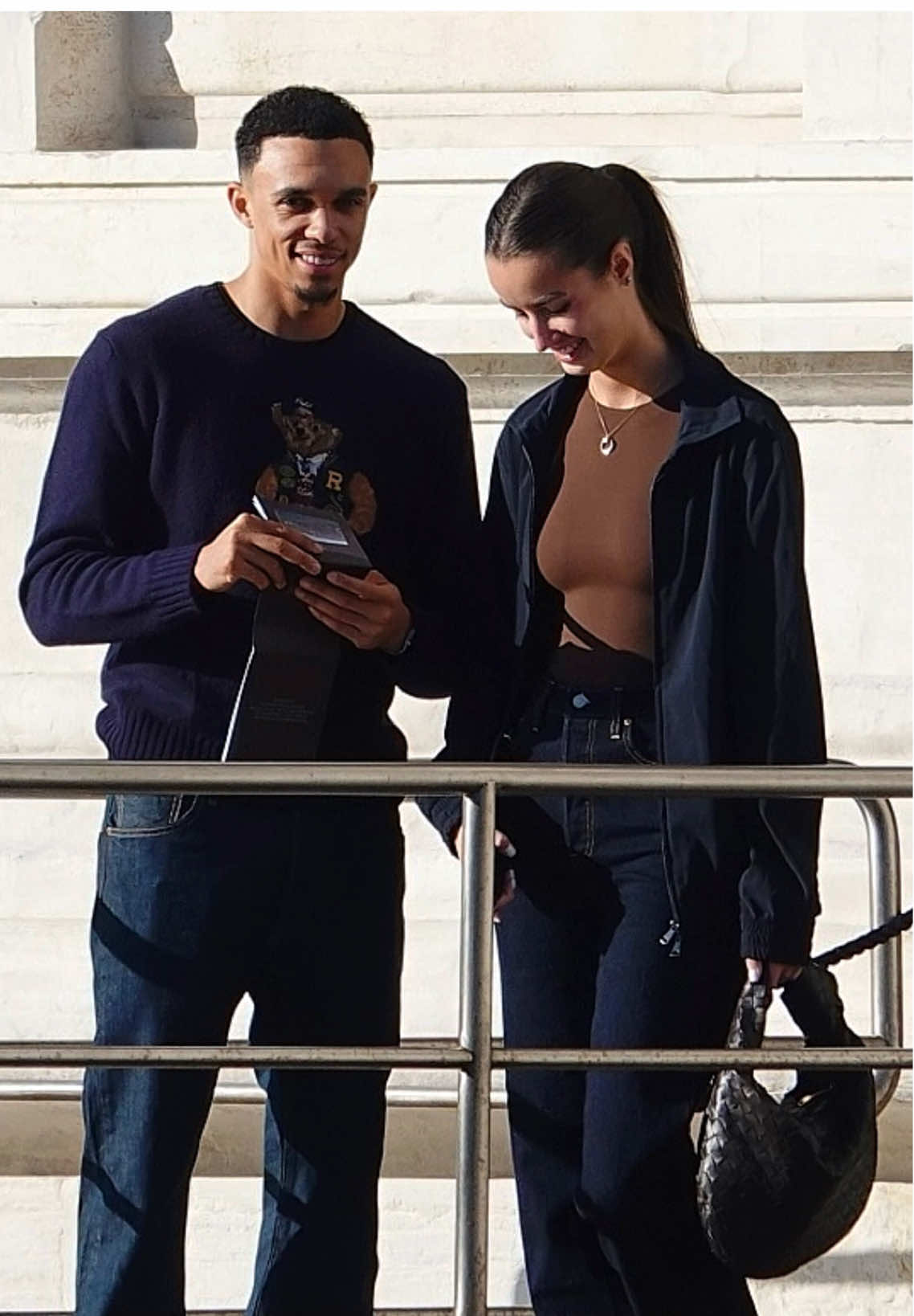 Trent Alexander Arnold and Estelle Behnke spotted out in Venice, Italy. #trentalexanderarnold #foryoupage #fyp #foryou #taa #taa66 #lfc #liverpool #realmadrid #2025 #newyear #happynewyear #blowthisup #couple #wag 