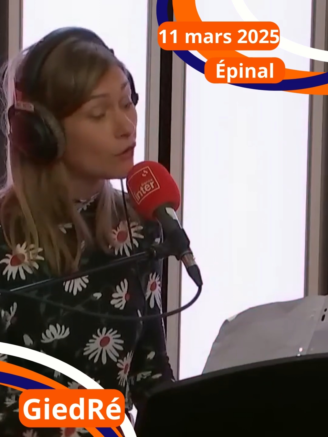 Poétique, décalée, et toujours sincère, GiedRé vous donne rendez-vous pour une soirée inoubliable avec son spectacle 