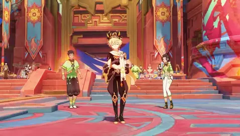 He's just doing Mualani's little dance xD i love it... This is non cosplay related but I needed to share this ✨ . #genshin #natlan #bailando #aethergenshin #genshinaether #aether #GenshinImpact 