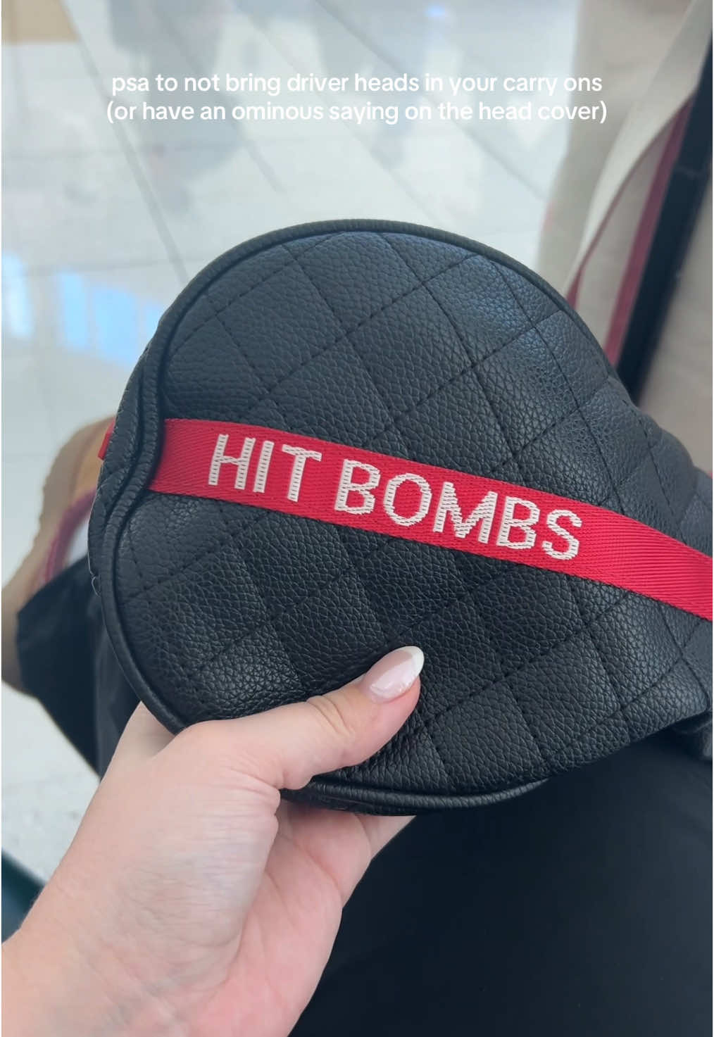 Psa to any golfers traveling with clubs lol #golf #golfer #golftiktok #golftok #tsa #security #golfclub #golfing 