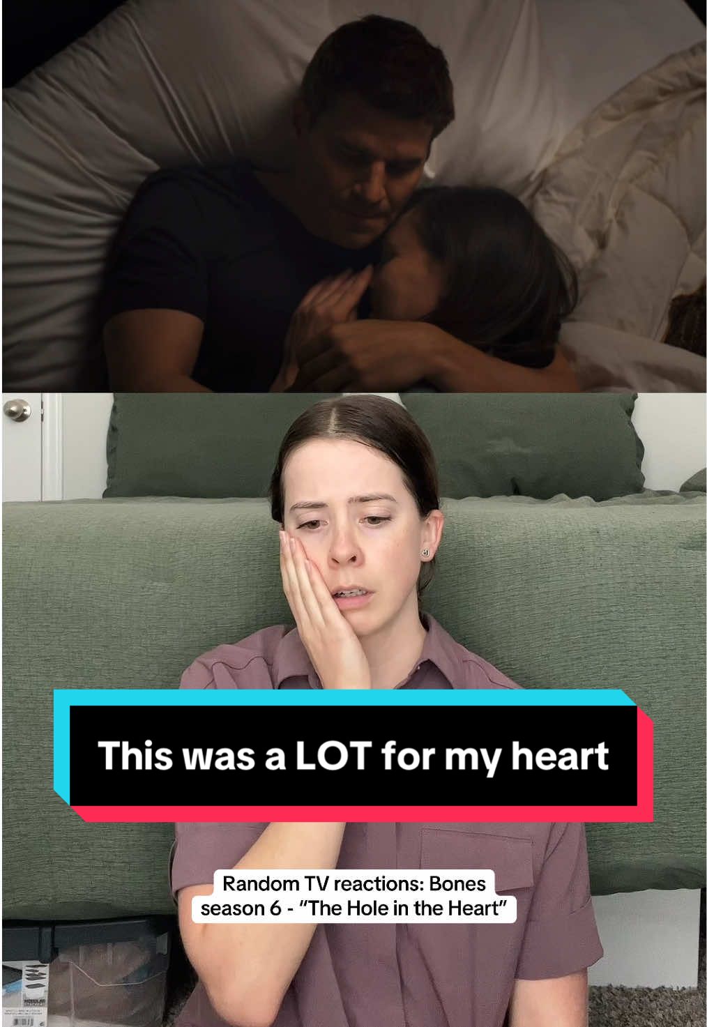 this one was excellent but also a LOT for my heart y’all 😭😩 #tvtiktok #bonestvshow #boothandbrennan #fictionalcharacters #emilydeschanel #seeleybooth #temperancebrennan #davidboreanaz #reactionvids #tvclip #tvshow 