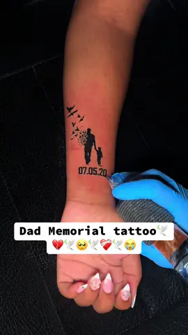 Dad Memorial tattoo🕊️💔🕊️🥺🕊️❤️‍🩹😭 #dadmemories#dadmemories💙🕊#memorial#memoriesbringback#memorial#memory#trends#yo#fyp#trendingtattoos#kenya#nairobi