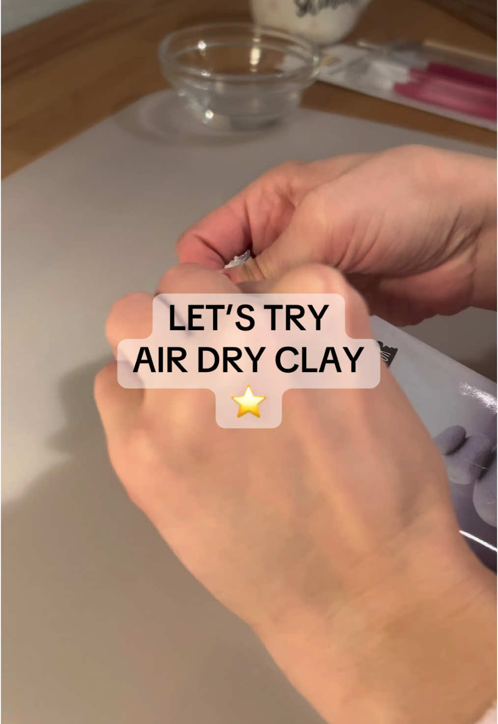 New hobby unlocked🐒 #fypシ #foryou #airdryclay #candleholder #DIY 