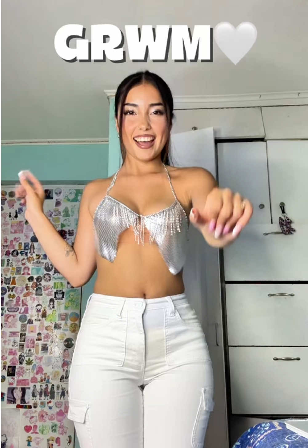 Último GRWM 2024🤍 (me puse la toalla más fea para el video ignórenla lslsslslsl😭)  Gracias por la hermosa comunidad que hemos formado, que esa un año lleno de buenas vibras para ustedes y que logren todo lo que se propongan || #fyp #parati #carlaaaaaapg #grwm #getreadywithme 