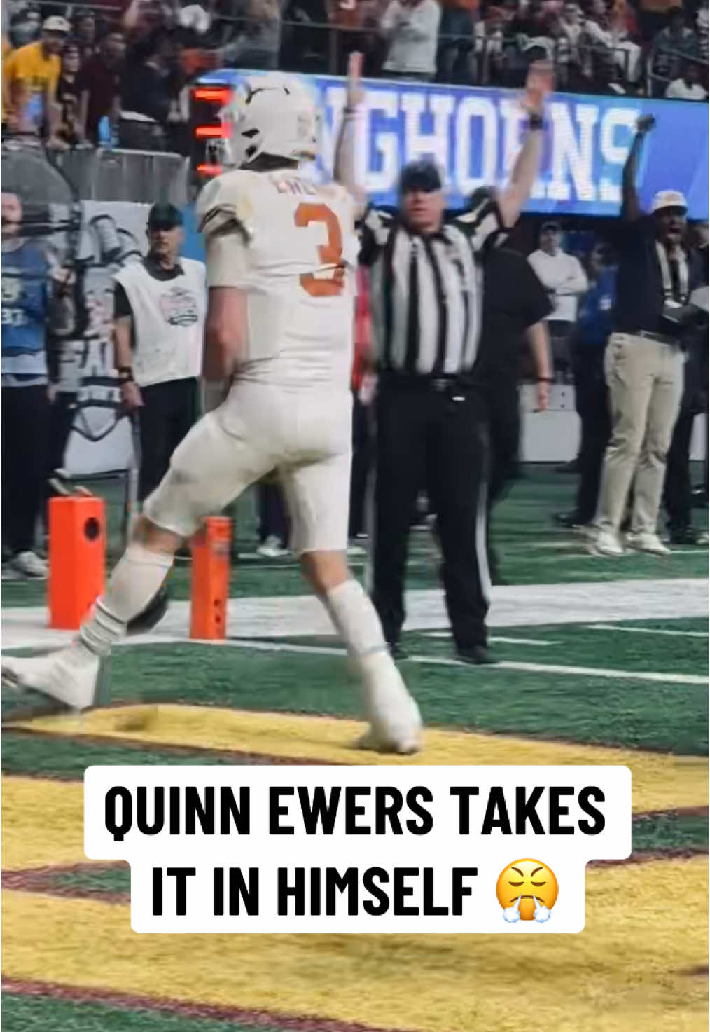 Wait for the celly 😂 #cfbpostseason #cfb #CollegeFootball #texas 