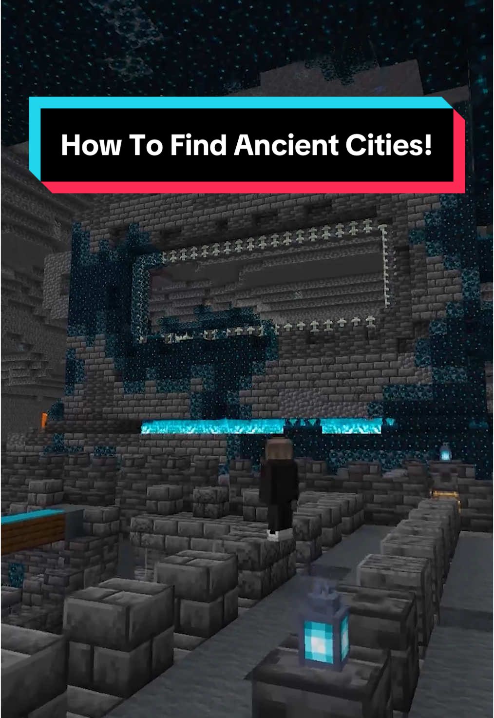 How to Find Ancient Cities in Minecraft! #Minecraft #fyp #minecrafter #minecrafttiktok 