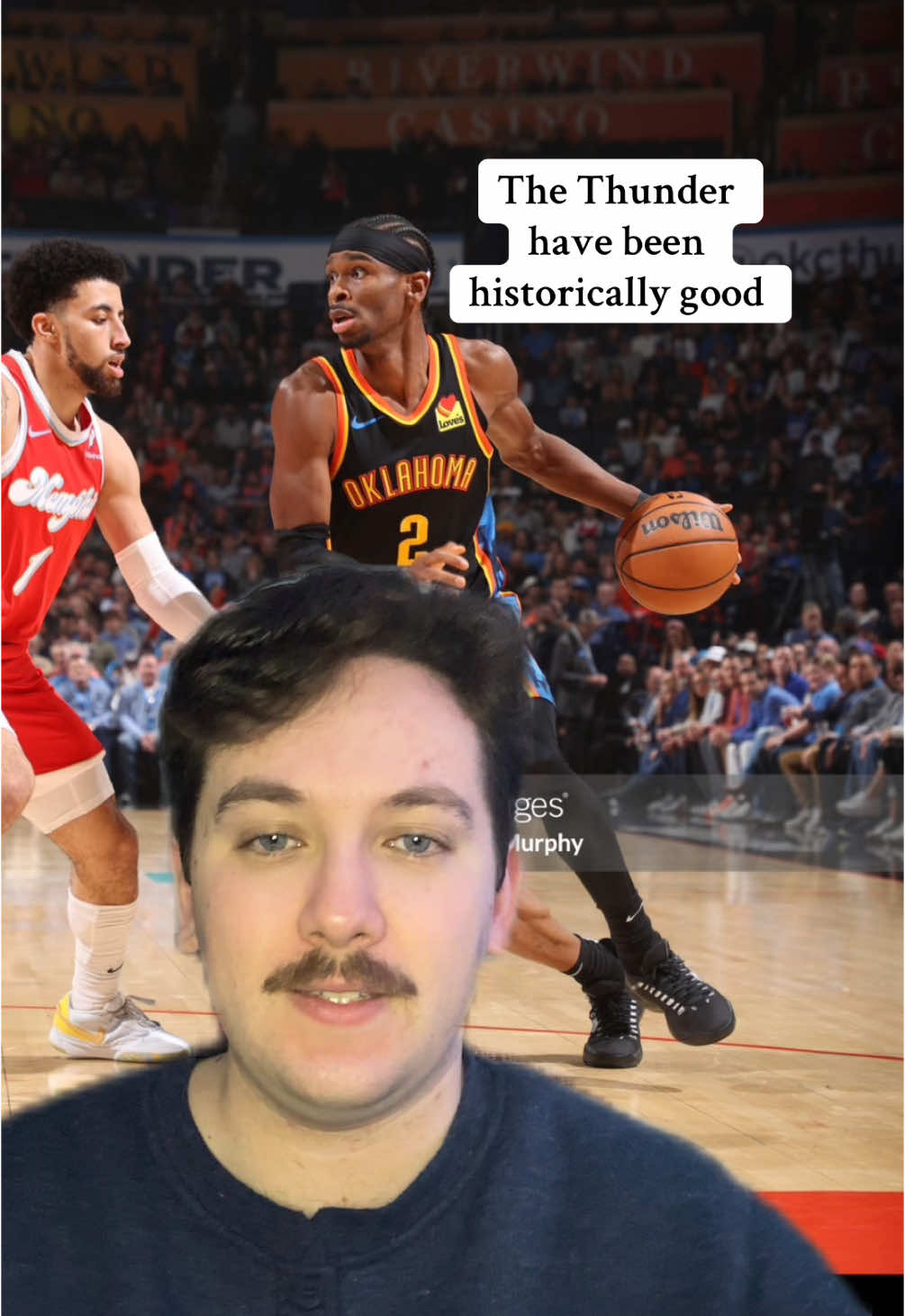 Thunder talk #NBA #sga #thunder #basketball #greenscreen 