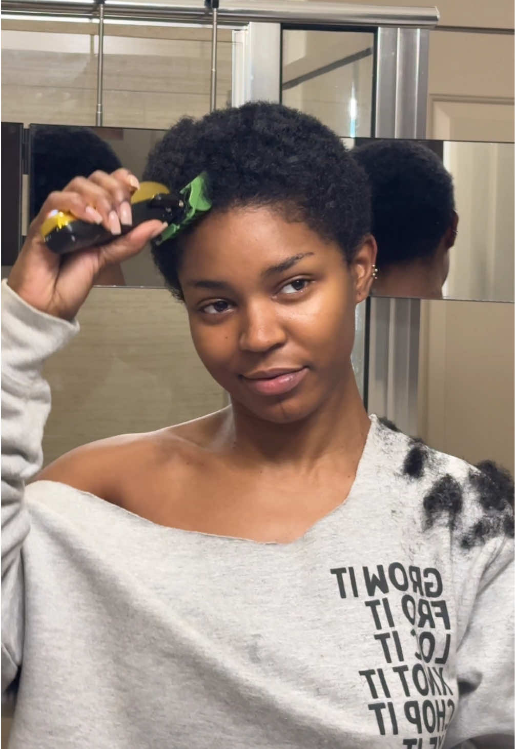 202Fine✨ Pur. Jewelry linked in bio always! #blackgirlhairstyles #shortnaturalhair 