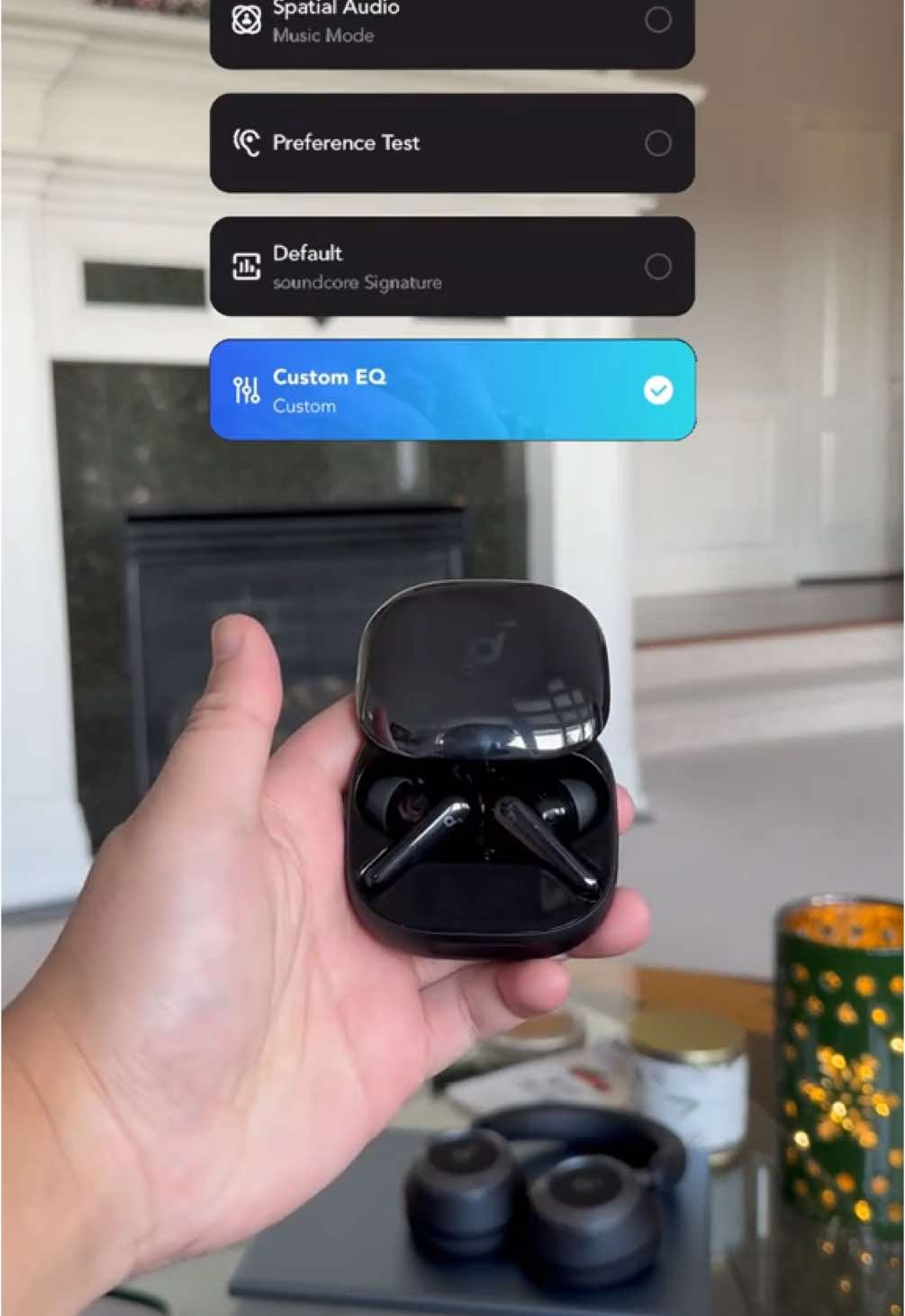 The best sound app + the best earbuds = Unparalleled sound 🎵 Grab them today using link in bio #headphones #earbuds #soundcore #liberty4pro #noisecancelling #wireless #fyp #Tech