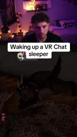 why he wake up freaky😭 #fyp #gaming #streamer #vrchat 