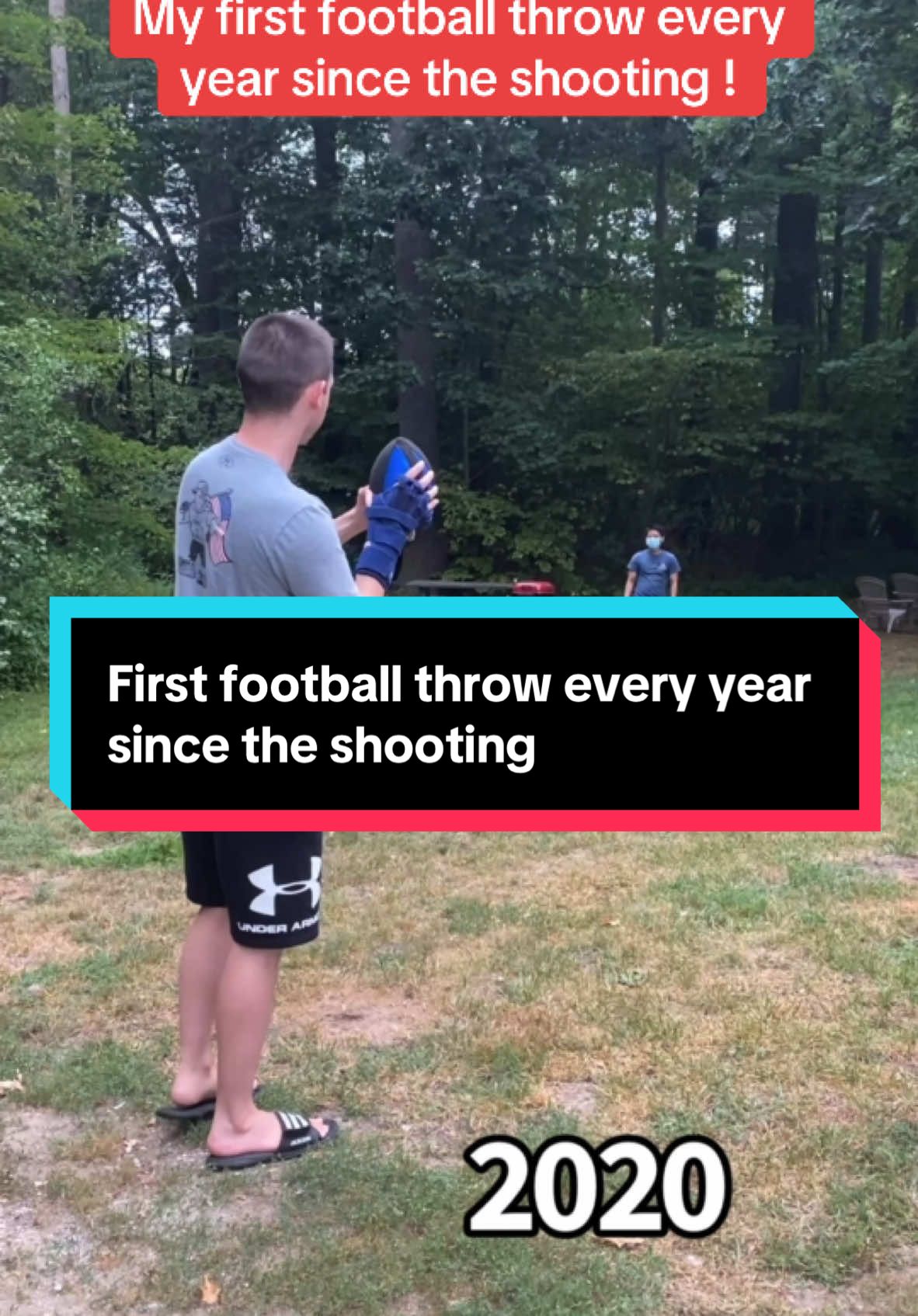 2025 BLEW MY MIND!!! My first throw of every year since the shooting !! #football 