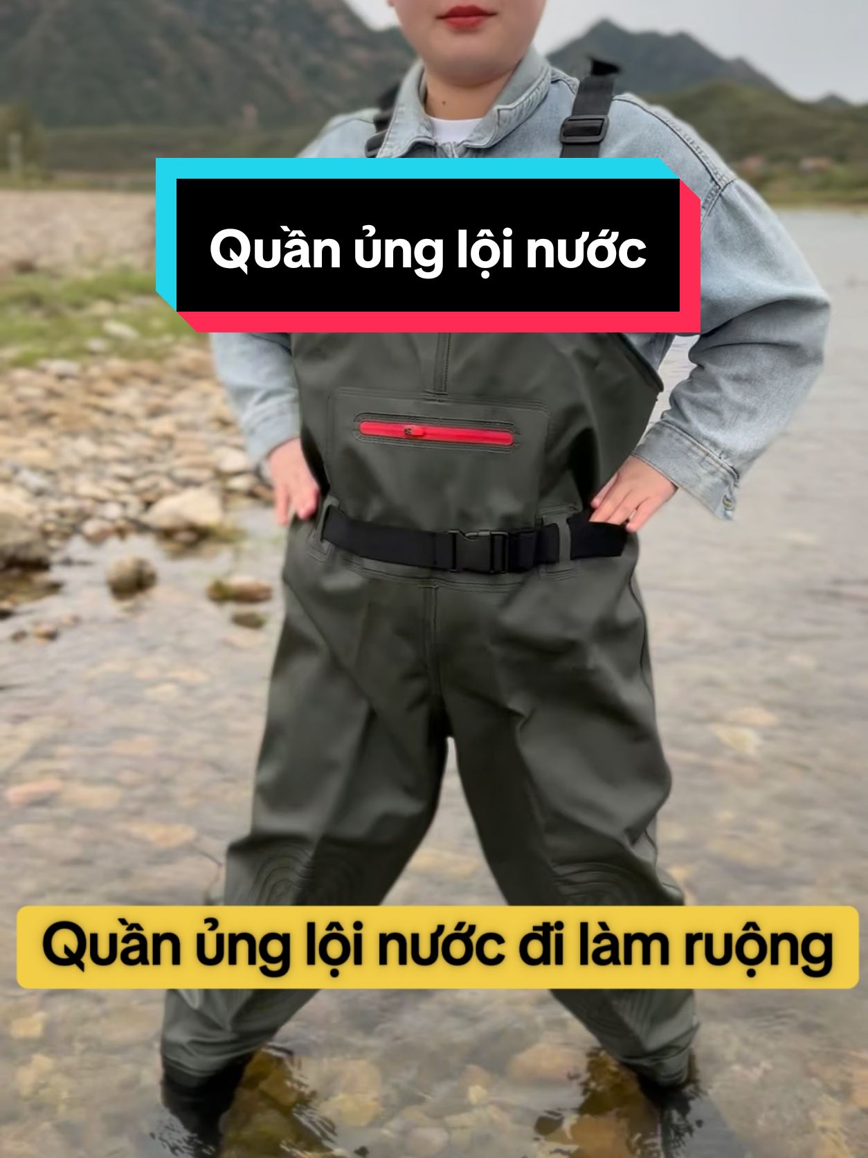 Quần ủng lội nước đi làm mùa đông, chống nước chống lạnh rét #xuhuong #trending #quanungloinuoc #quanung #quanung2lop #quanungkhongtham #quanungloibun #quanlienung #quanlienungloinuochailop #vairal 