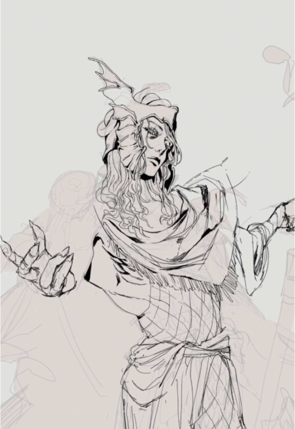 new year new Messmer  #eldenring #shadowoftheerdtree #messmer #messmertheimpaler #characterdesign #illustration #digitalillustration #digitalartwork