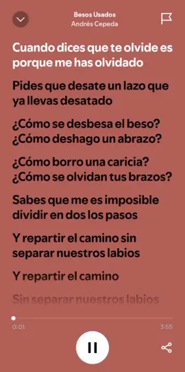 Besos usados ☀️🫀@TikTok #andrescepeda #besosusados #fyp #viral #exitosvariados1 #enero2025 #lovesong #spotify #2025 