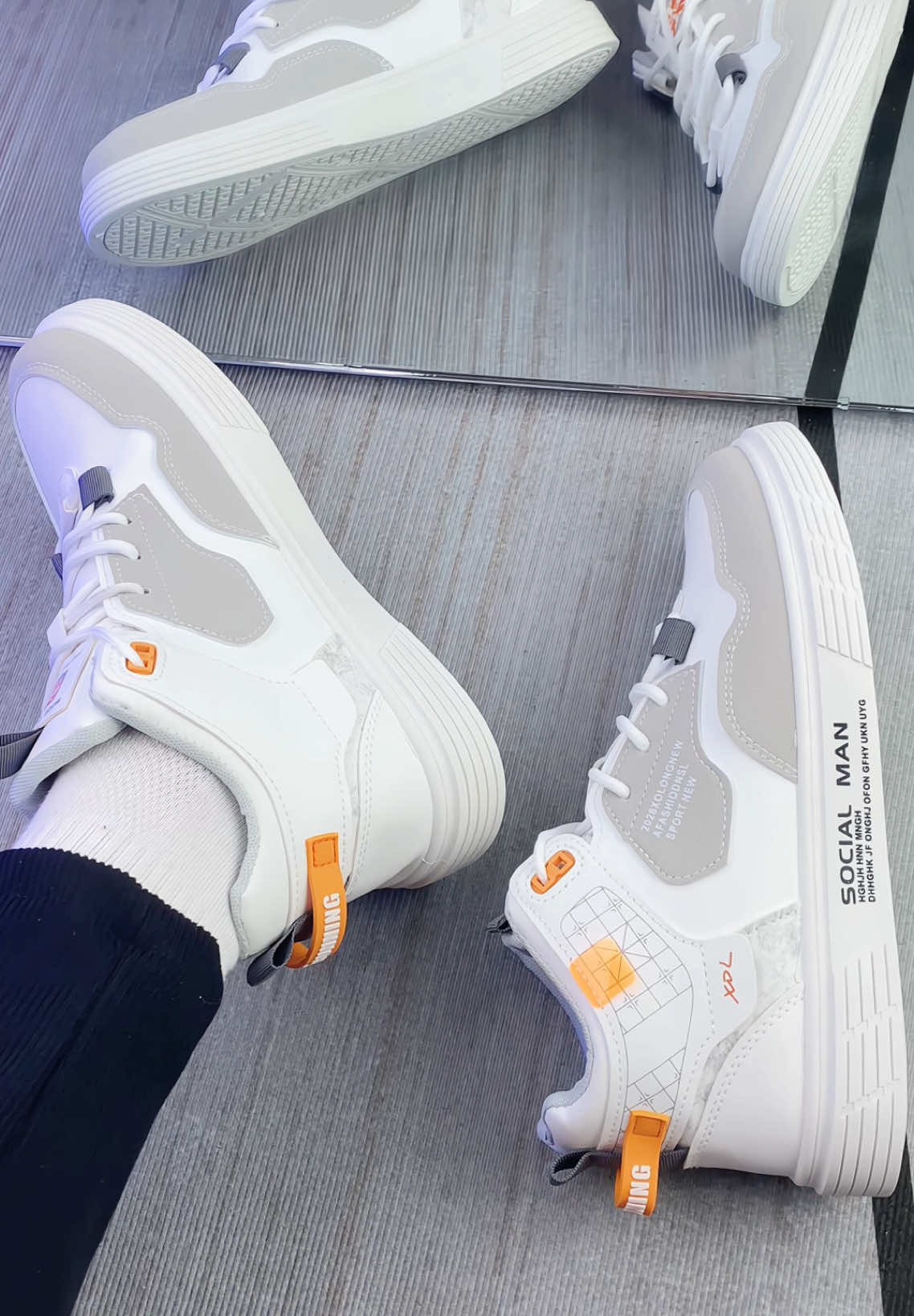 Giày nam cổ cao thiết kế mới 2025 cân mọi outfit đi chơi tết #giaysneaker #giaynam #giaynamdep #giaytrang #giaythethaonam #giaydichoi 