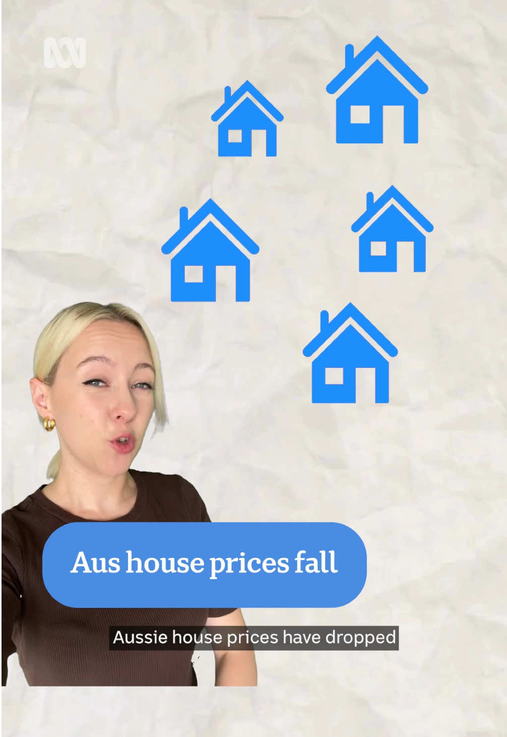 Aussie property prices have dropped for first time in almost two years. To personalise your news & stay in the know, download the ABC News app via the link our bio.   Video by Lia Walsh more online by Emilia Terzon. #HousingMarket #HousingCrisis #Aussie #FirstTimeBuyer #FirstHome #FirstHomeBuyer #Australia 
